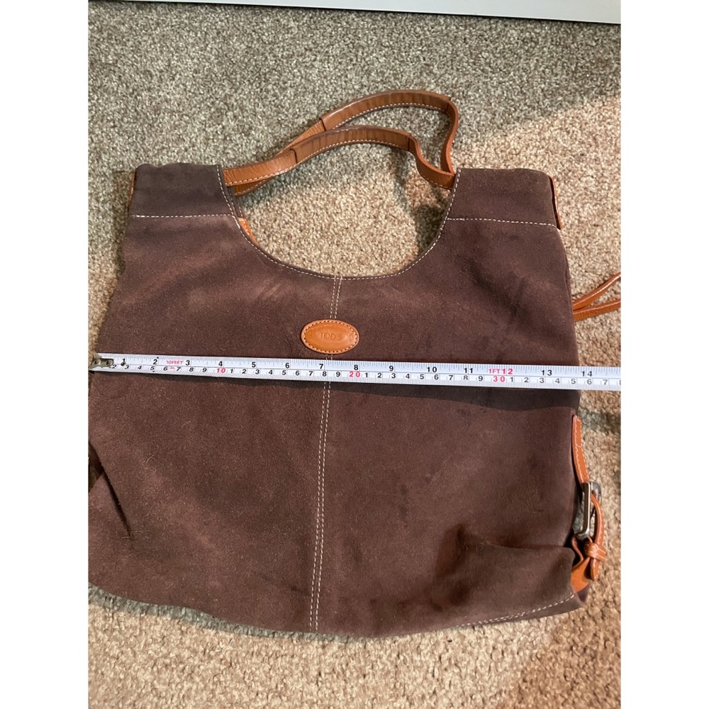 Tod's brown Suede Handbag - Picture 3 of 11